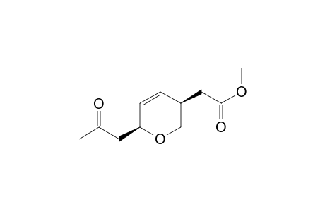 2-[(3R,6S)-6-(2-oxopropyl)-3,6-dihydro-2H-pyran-3-yl]acetic acid methyl ester