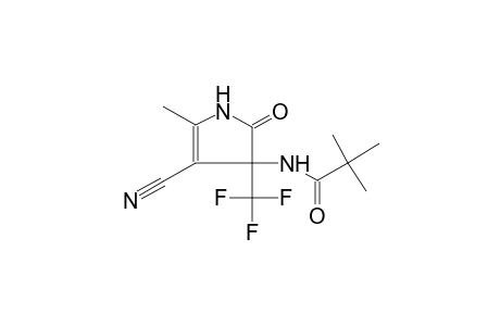 N-[4-cyano-5-methyl-2-oxo-3-(trifluoromethyl)-2,3-dihydro-1H-pyrrol-3-yl]-2,2-dimethylpropanamide