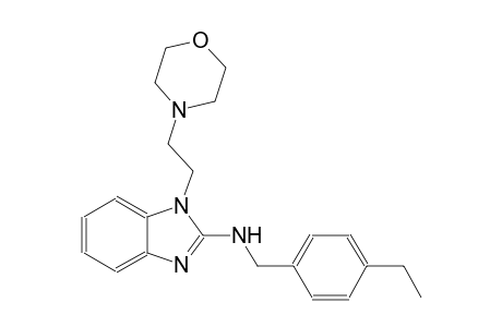N-(4-ethylbenzyl)-1-[2-(4-morpholinyl)ethyl]-1H-benzimidazol-2-amine
