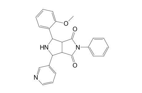 4-(2'-Methoxyphenyl)-2-(3'-pyridyl)-7-phenyl-6,8-dioxo-3,7-diazabicyclo[3.3.0]octane isomer