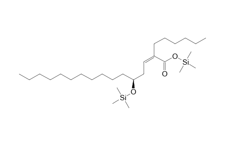 2-Hexadecenoic acid, 2-hexyl-5-[(trimethylsilyl)oxy]-, trimethylsilyl ester, [S-(Z)]-