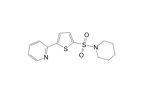 Thiophene, 2-(1-piperidylsulfonyl)-5-(2-pyridyl)-