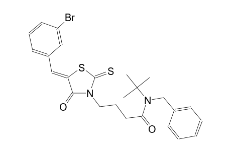 3-thiazolidinebutanamide, 5-[(3-bromophenyl)methylene]-N-(1,1-dimethylethyl)-4-oxo-N-(phenylmethyl)-2-thioxo-, (5Z)-