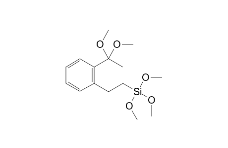 1,1-Dimethoxy-1-(2-(2-trimethoxysilylethyl)-phenyl)ethane