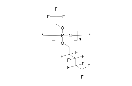 Poly(octafluoropentoxy-trifluoroethoxy-phosphazene)