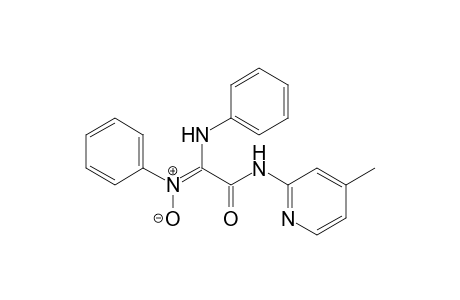 (Z)-2-Anilino-2-[oxido(phenyl)imino]-N-(4-methylpyridin-2-yl)acetamide