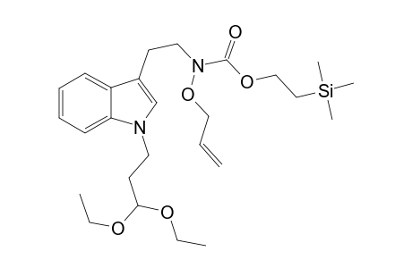 O-Allyl-N-[2-[1-(3,3-diethoxypropyl)-1H-indol-3-yl]ethyl]-N-[(2-(trimethylsilyl)ethoxy)carbonyl]hydroxylamine