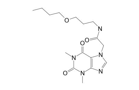 N-(3-Butoxypropyl)-2-(1,3-dimethyl-2,6-dioxo-1,2,3,6-tetrahydropurin-7-yl)acetamide