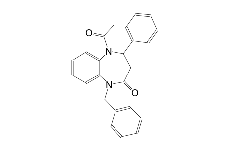 2H-1,5-benzodiazepin-2-one, 5-acetyl-1,3,4,5-tetrahydro-4-phenyl-1-(phenylmethyl)-