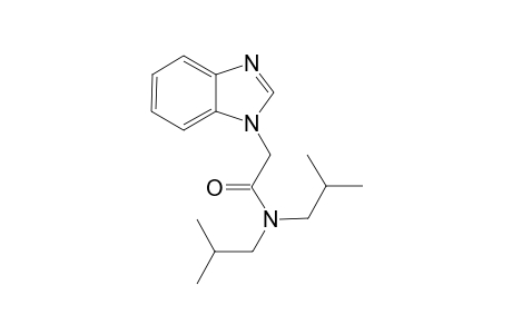 1H-1,3-Benzimidazole-1-acetamide, N,N-bis(2-methylpropyl)-