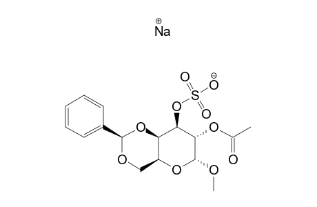 METHYL-4,6-O-BENZYLIDENE-2-O-ACETYL-ALPHA-D-GALACTOPYRANOSIDE-3-(SODIUMSULPHATE)