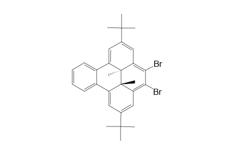 TRANS-4,5-DIBROMO-2,7-DI-TERT.-BUTYL-12C,12D-DIHYDRO-12C,12D-DIMETHYLBENZO-[E]-PYRENE