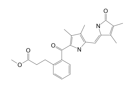 9-[2-(2-(METHOXYCARBONYL)-ETHYL)-BENZOYL]-2,3,7,8-TETRAMETHYLDIPYRRINONE