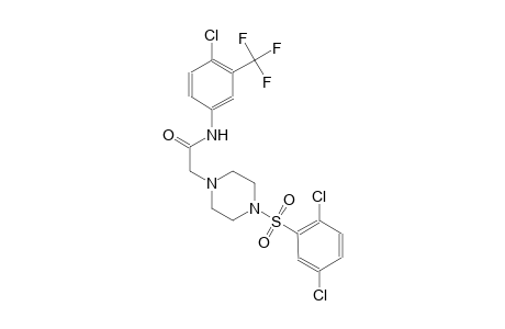 1-piperazineacetamide, N-[4-chloro-3-(trifluoromethyl)phenyl]-4-[(2,5-dichlorophenyl)sulfonyl]-