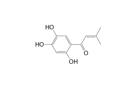 3-Methyl-1-(2,4,5-trihydroxyphenyl)-2-buten-1-one