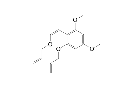 (Z)-1-Allyloxy-2-(2-allyloxy-4,6-dimethoxyphenyl)ethene