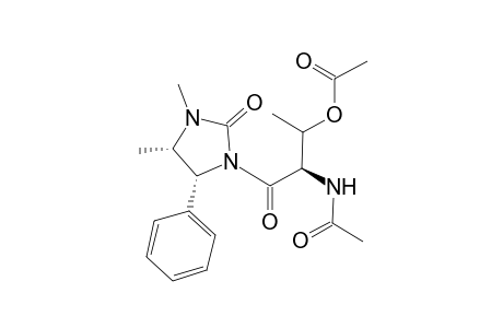 (4R,5S,2'R,3'S)-1,5-Dimethyl-3-(2'-acetamido-3'-acetoxybutyryl)-4-phenylimidazolidin-2-one
