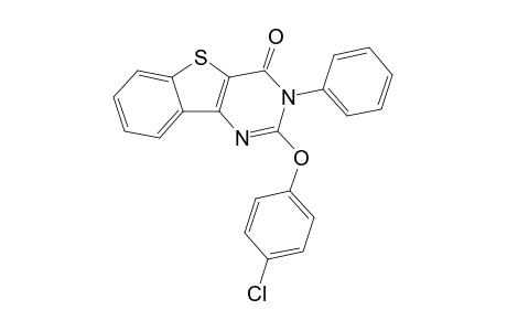 2-(4-Chlorophenoxy)-3-phenylbenzothieno[3,2-d]pyrimidin-4(3H)-one