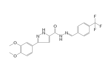3-(3,4-dimethoxyphenyl)-N'-{(E)-[4-(trifluoromethyl)phenyl]methylidene}-1H-pyrazole-5-carbohydrazide
