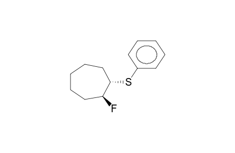 TRANS-2-FLUORO-1-PHENYLTHIOCYCLOHEPTANE