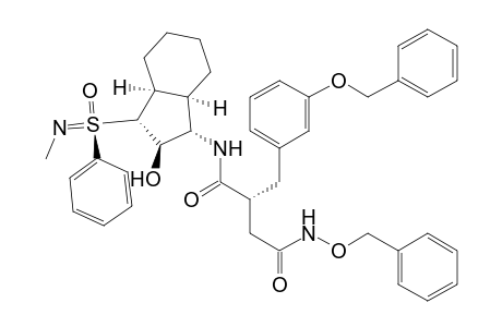 (2R)-N4-Benzyloxy-2-[3-(benzyloxy)benzyl]-N1-[(1S,2R,3R,3aS,7aR)-2-hydroxy-3-{(S)-N-methylphenylsulfonimidoyl}octahydro-1Hinden-1-yl]succinamide