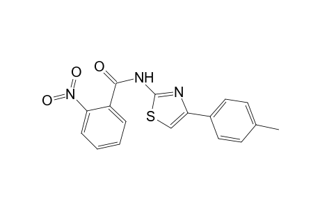 2-Nitro-N-(4-p-tolyl-thiazol-2-yl)-benzamide