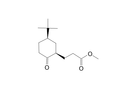 3-((1R,5R)-5-tert-Butyl-2-oxo-cyclohexyl)-propionic acid methyl ester