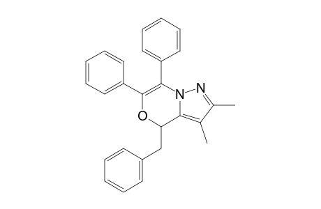 4-Benzyl-2,3-dimethyl-6,7-diphenyl-4H-pyrazolo[5,1-c][1,4]oxazine