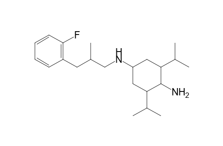 1,4-Cyclohexanediamine, N4-[3-(2-fluorophenyl)-2-methylpropyl]-2,6-bis(1-methylethyl)-