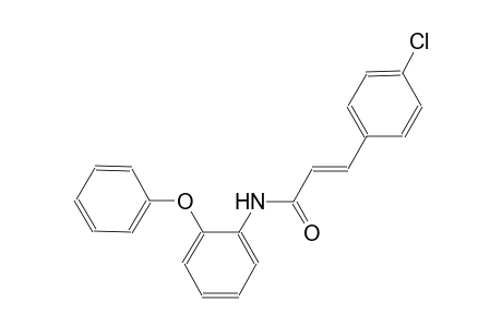 (2E)-3-(4-chlorophenyl)-N-(2-phenoxyphenyl)-2-propenamide