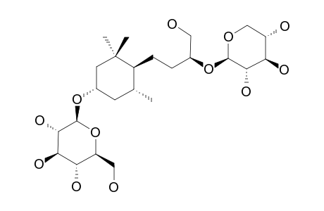 SEDUMOSIDE-A6;SARMENTOL-A-3-O-BETA-D-GLUCOPYRANOSYL-9-O-BETA-D-XYLOPYRANOSIDE