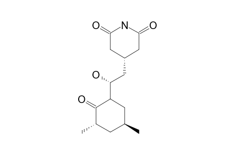 4-[(2R)-2-hydroxy-2-[(3S,5S)-2-keto-3,5-dimethyl-cyclohexyl]ethyl]piperidine-2,6-quinone