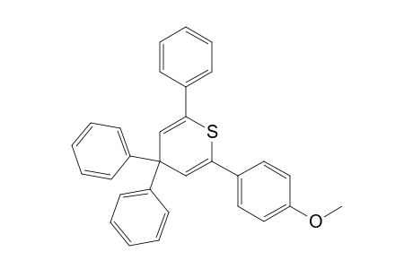 2-(4'-Methoxyphenyl)-6-phenyl-4,4-diphenyl-4H-thiopyran