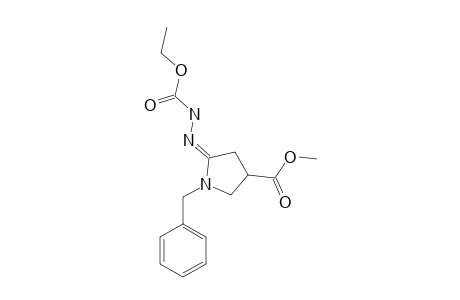 1-BENZYL-5-(2-ETHOXYCARBONYL-2-HYDRAZINYL-1-YLIDEN)-PYRROLIDINE-3-CARBOXYLIC-ACID-METHYLESTER