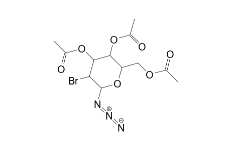 (3,4-diacetoxy-6-azido-5-bromo-tetrahydropyran-2-yl)methyl acetate