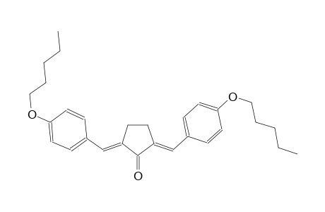 cyclopentanone, 2,5-bis[[4-(pentyloxy)phenyl]methylene]-, (2E,5E)-