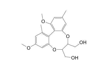 1,10-Dimethoxy-3,12-dimethyl-6,7-dihydrodibenzo[e,g]-[1,4]dioxocin-6,7-dimethanol