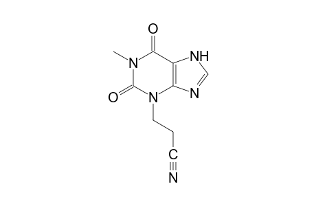 2,6-dioxo-1-methyl-1,2,3,6-tetrahydropurine-3-propionitrile