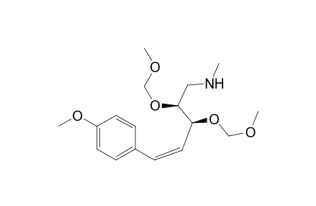 (Z)-(2S,3S)-N-Methyl-2,3-bis[(methoxymethyl)oxy]-5-(4-methoxyphenyl)pent-4-enylamine