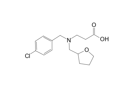 Propanoic acid, 3-(4-chlorobenzyl)(2-tetrahydrofurfuryl)amino-