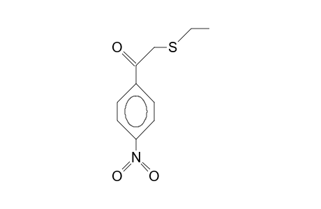2-Ethylthio-4'-nitro-acetophenone