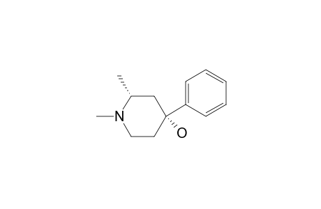 (2R,4R)-1,2-dimethyl-4-phenylpiperidin-4-ol