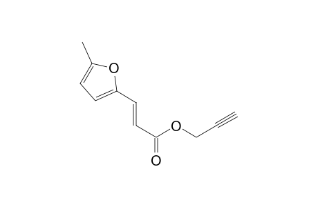 2-Propenoic acid, 3-(5-methyl-2-furanyl)-, 2-propynyl ester