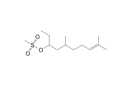 2,6-Dimethyl-8-(mesyloxy)-2-decene