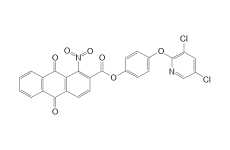 1-Nitro-9,10-dioxo-9,10-dihydro-anthracene-2-carboxylic acid 4-(3,5-dichloro-pyridin-2-yloxy)-phenyl ester
