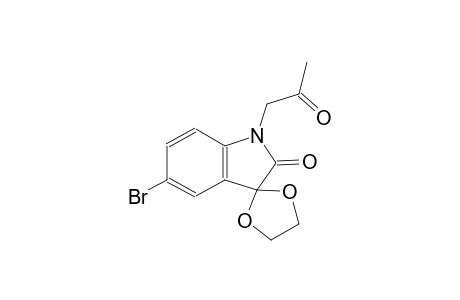 5'-bromo-1'-(2-oxopropyl)spiro[[1,3]dioxolane-2,3'-indolin]-2'-one