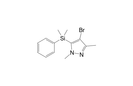 4-Bromo-1,3-dimethyl-5-dimethylphenylsilylpyrazole