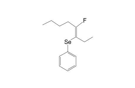 [[(E)-1-ethyl-2-fluoro-hex-1-enyl]seleno]benzene