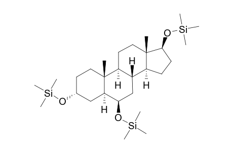 5.alpha.-androstan-3.alpha.,6.beta.,17.beta.-triol TMS