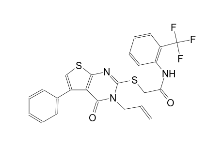 acetamide, 2-[[3,4-dihydro-4-oxo-5-phenyl-3-(2-propenyl)thieno[2,3-d]pyrimidin-2-yl]thio]-N-[2-(trifluoromethyl)phenyl]-